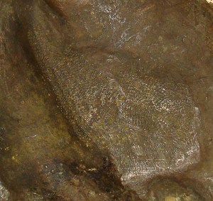 Fig. 09: Detail of the reverse of the Virgin-Child applique (Kollenburg Antiquairs)