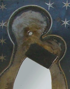 Fig. 23: Background niello plate on a remarkable Florentine pax, dated 1518 (Kollenburg Antiquairs)