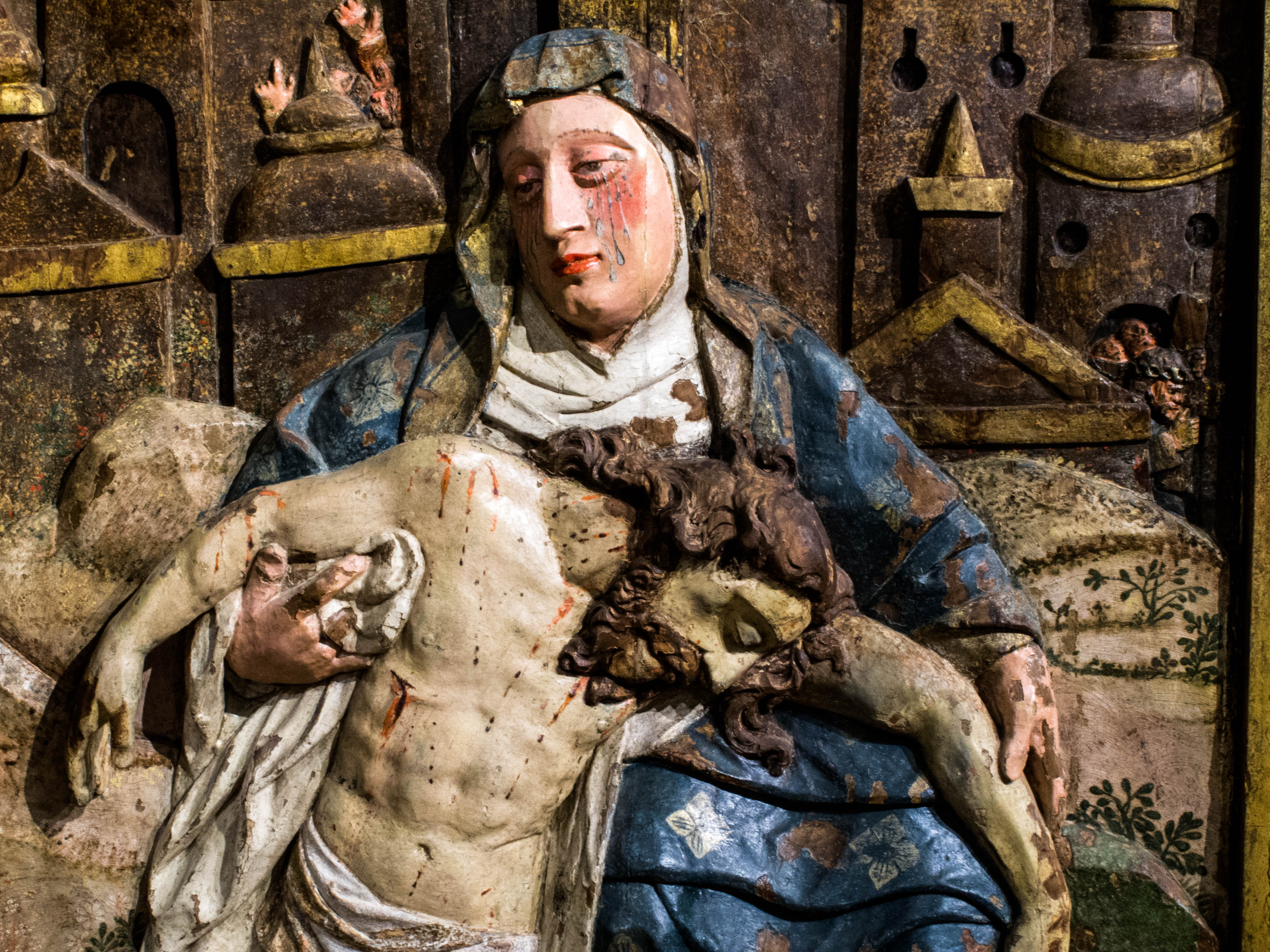 __ Pieta 15 Sacred Art Museum of Igreja dos Clérigos in Portugal - ex Collection of Antonio Manuel Cipriano de Miranda _ 16th-17th cent