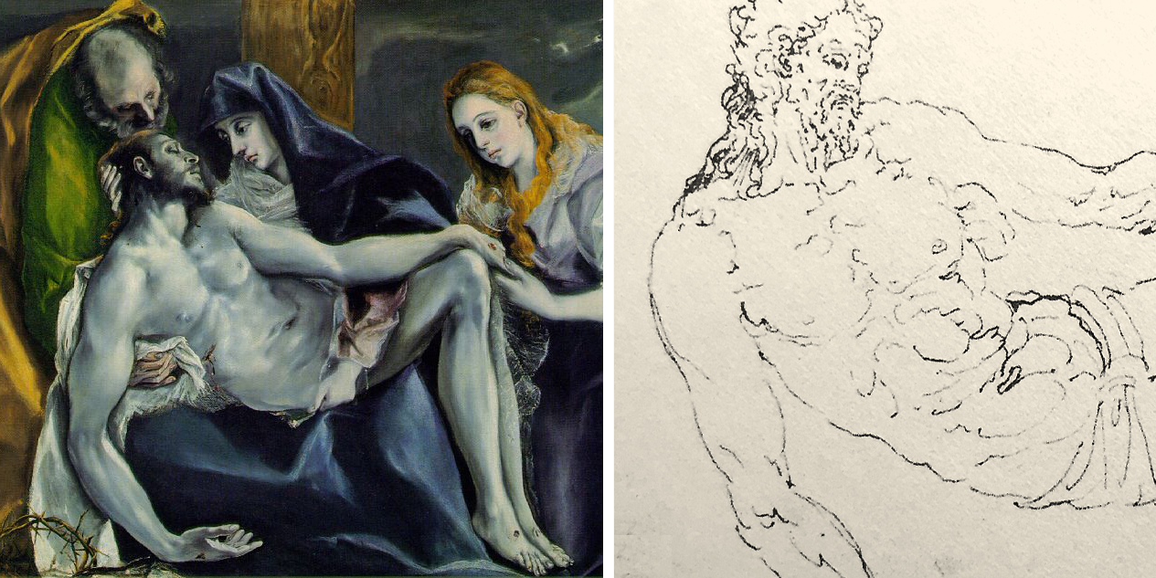 08 El Greco _ Roman Period _ Guglielmo Della Porta _ compare 04b