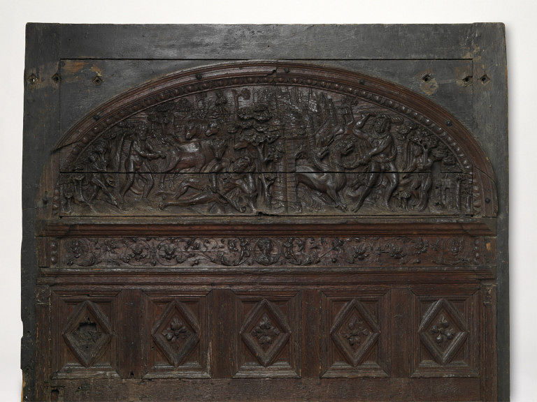 Carved wooden door _ Orleans France _ early 16th century _ Victoria and Albert Museum