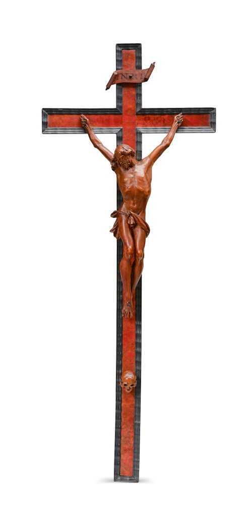 Boxwood crucifix by Matthieu van Beveren or follower _ circa 1660s _ 17th century Antwerp Belgium